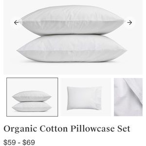 New Parachute Organic Cotton Pillowcase Set